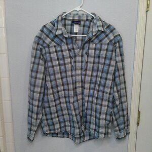 Patagonia dress shirt Pro fly fishing sun shirt for collectors rare mens large